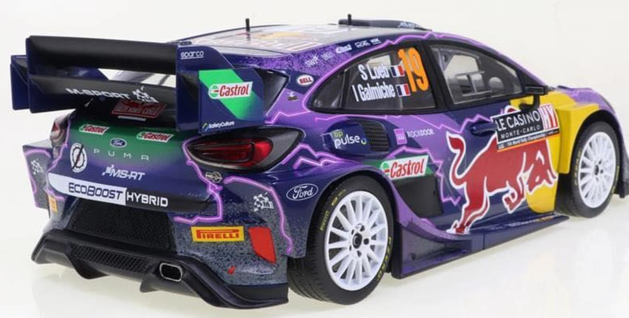 M-Sport Puma- Sébastien Loeb- Monte Carlo 2022- Winner- 1/18 Scale- by IXO- IXO/RMC110