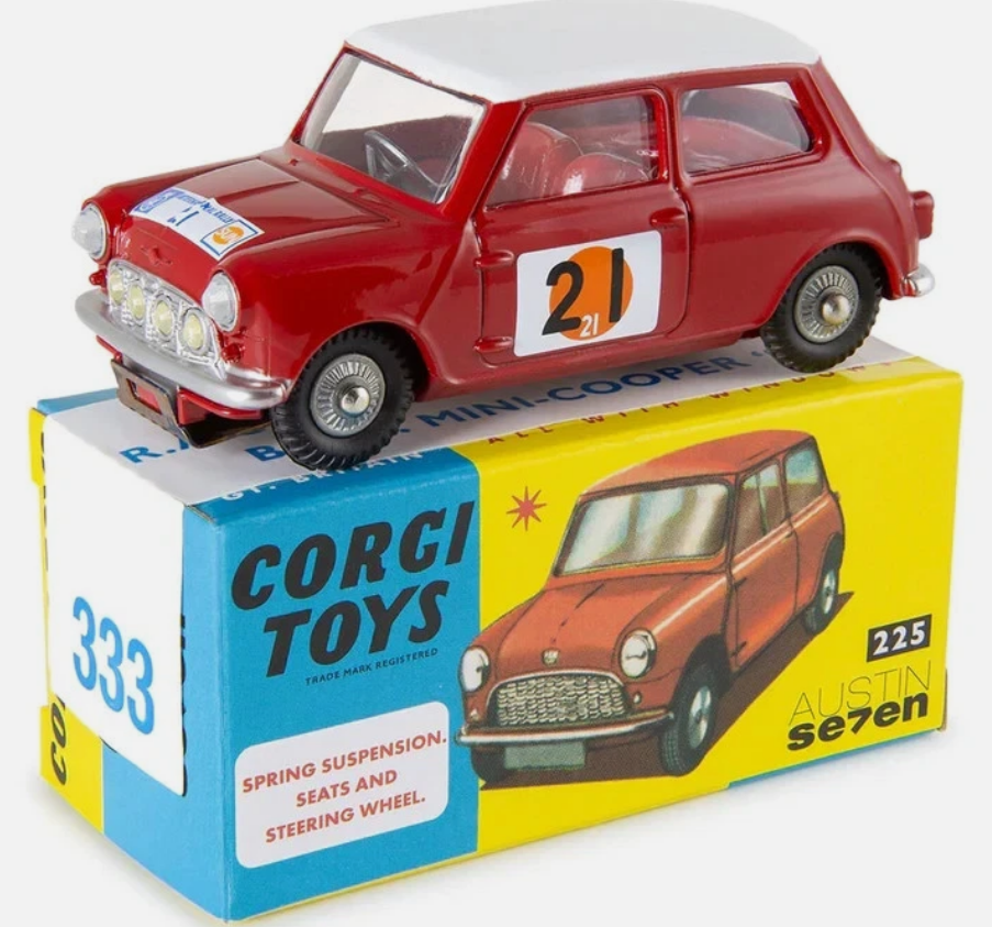 Mini Cooper S- 1966 RAC 5th Tony Fall Replica- 1/43 Scale- by CORGI- CORGI/333
