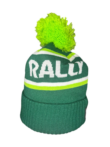 Classic Rally Bobble Hat- Green