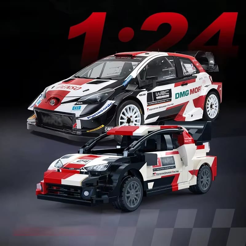 Toyota GR Yaris Rally1 Brick Model 1/24 Scale
