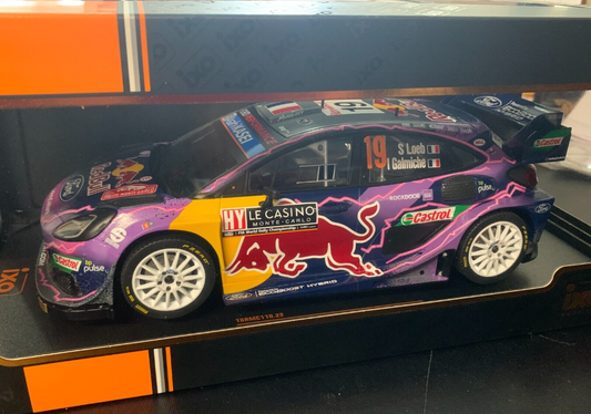 M-Sport Puma- Sébastien Loeb- Monte Carlo 2022- Winner- 1/18 Scale- by IXO-  IXO/RMC110