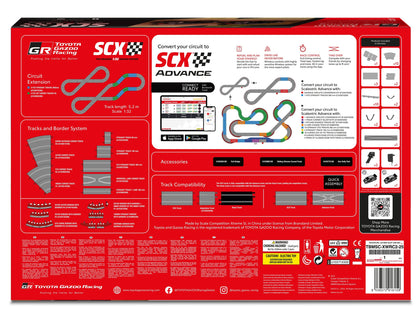 TGR GR Yaris RALLY1 1:32 Slot Car Racing Set- OGIER AND ROVANPERÄ