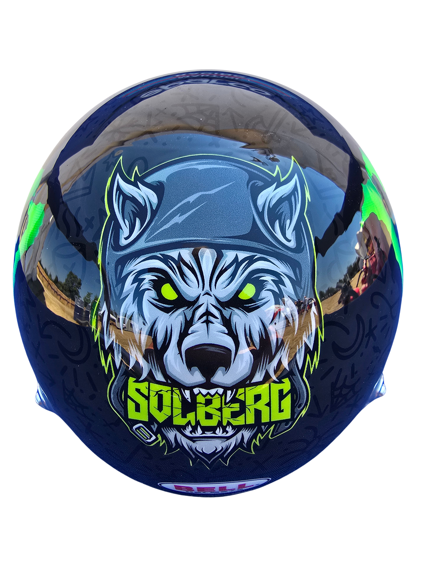 Oliver Solberg 2025 Mini Helmet 1:2 Scale- by Bell- EXCLUSIVE