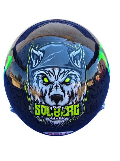 Oliver Solberg 2025 Mini Helmet 1:2 Scale- by Bell- EXCLUSIVE