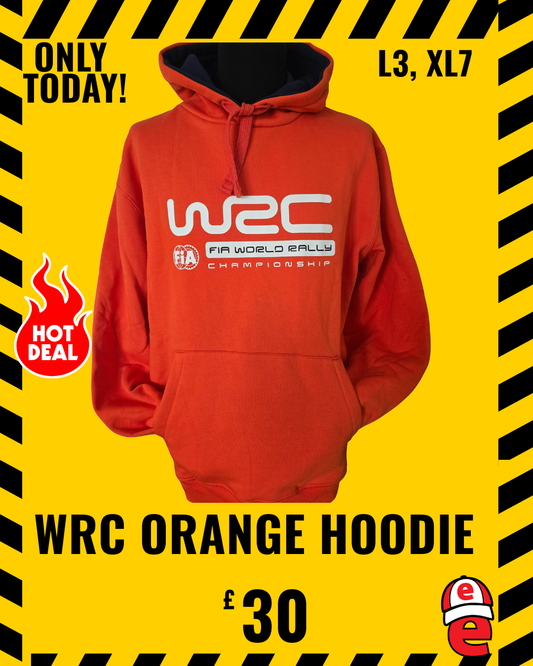 WRC Orange Hoodie
