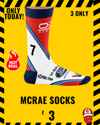 M-Sport Colin McRae Socks- One size- by Heeltread