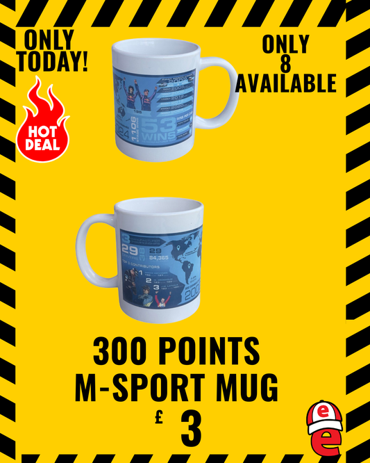 M-Sport 300 Successive Points WRC Rounds Mug