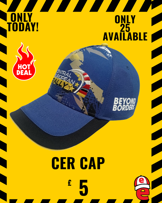 CER 2025 Official Cap- WRC Central European Rally