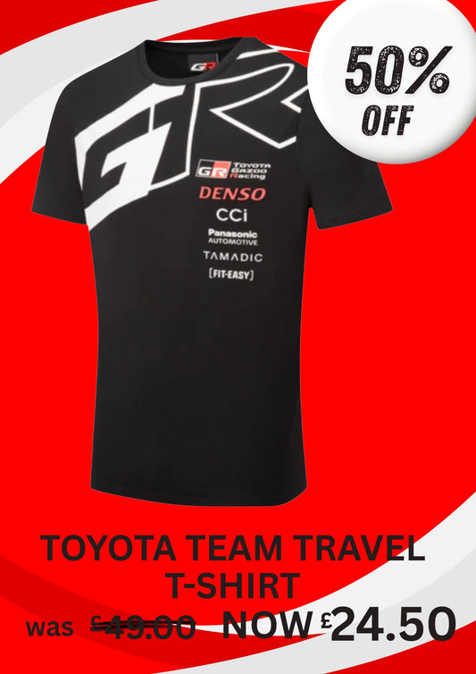 Toyota Gazoo Racing WRT 2026 Team Travel Black T-Shirt