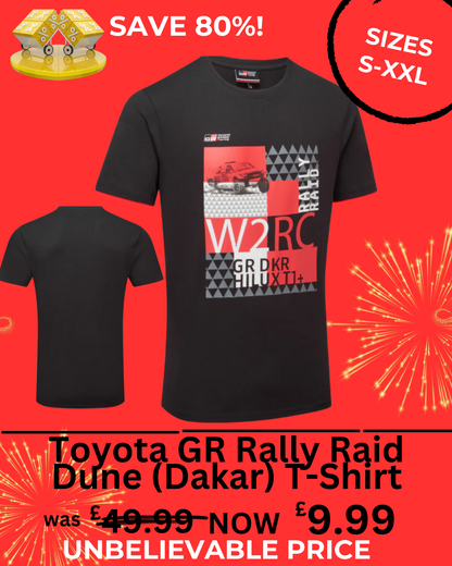 Toyota GR Rally Raid Dune Graphic T-Shirt