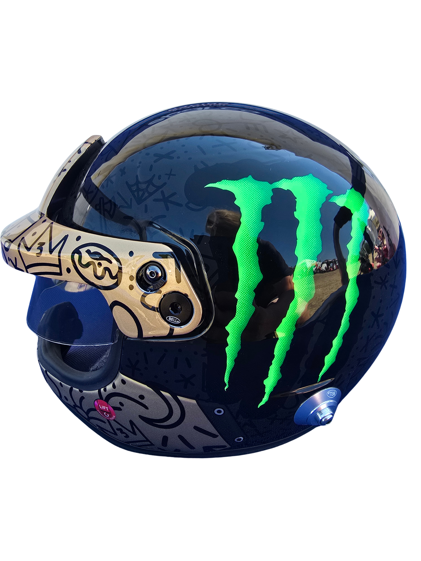 Oliver Solberg 2025 Mini Helmet 1:2 Scale- by Bell- EXCLUSIVE