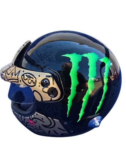 Oliver Solberg 2025 Mini Helmet 1:2 Scale- by Bell- EXCLUSIVE