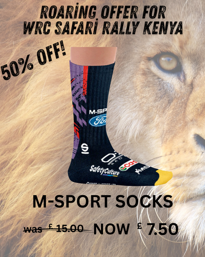 M-Sport Team Sport Socks- One size- by Heeltread