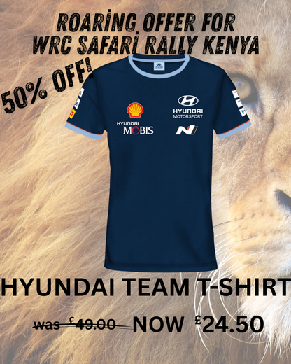 Hyundai Motorsport Dark Blue Team T-Shirt