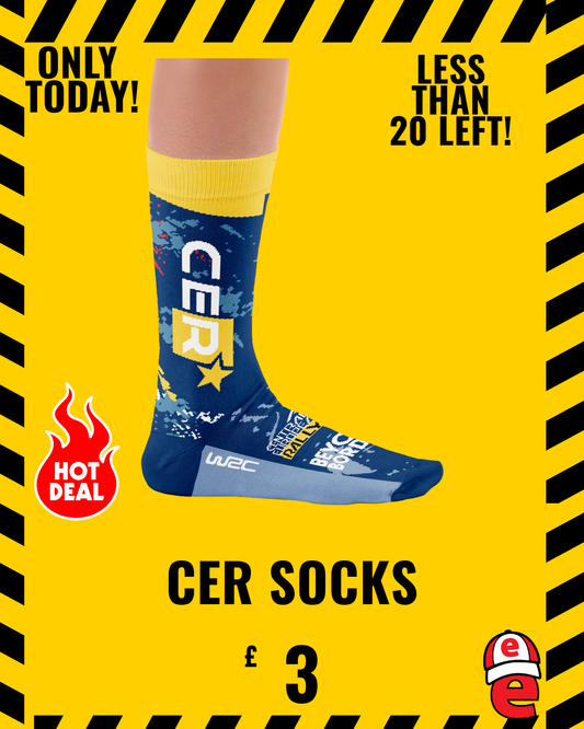 CER Official Socks- Central European Rally- One size