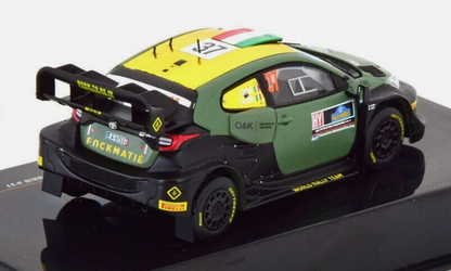 Toyota Yaris-Lorenzo Bertelli- Rally Sweden 2023- 1/43 Scale- by IXO- RAM896