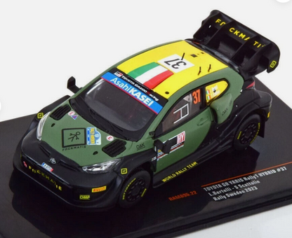 Toyota Yaris-Lorenzo Bertelli- Rally Sweden 2023- 1/43 Scale- by IXO- RAM896