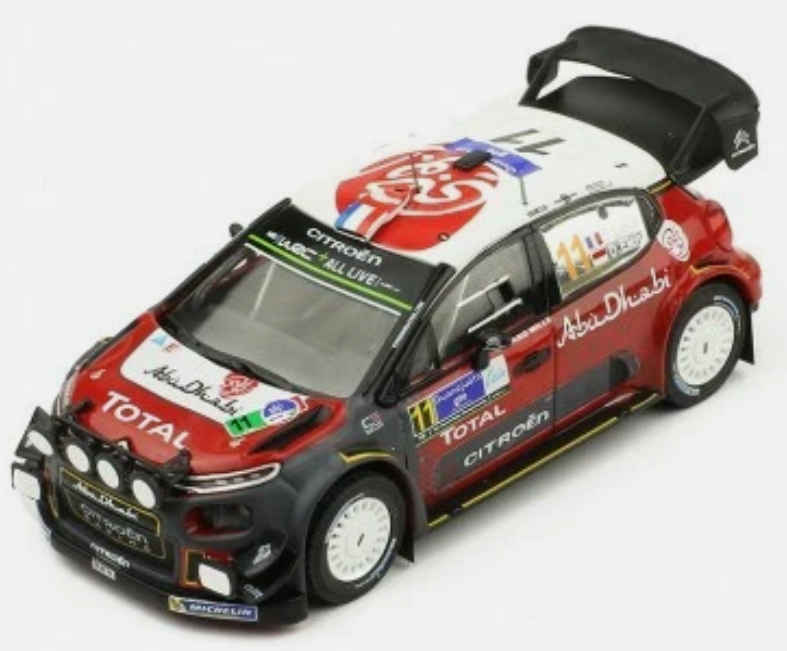 Citroen C3- Sébastien Loeb- Rally Mexico 2018- 1/43 Scale- by IXO- RAM671