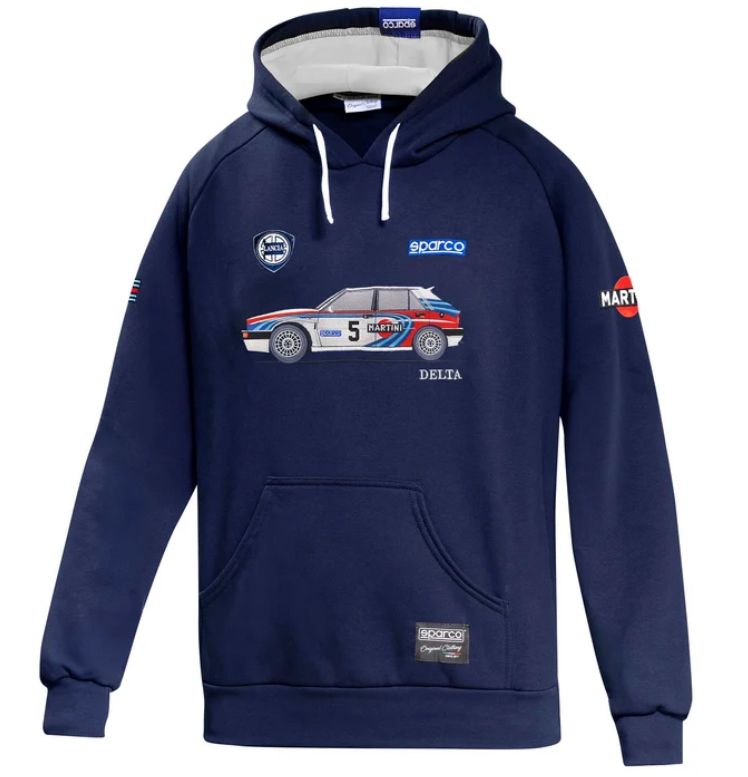 Lancia Delta Integrale Hoodie by Sparco