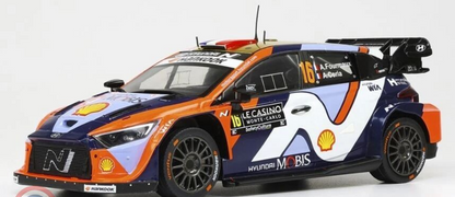 Hyundai-Adrien Fourmaux- Monte Carlo 2025- 1/18 Scale- by IXO-RMC230A