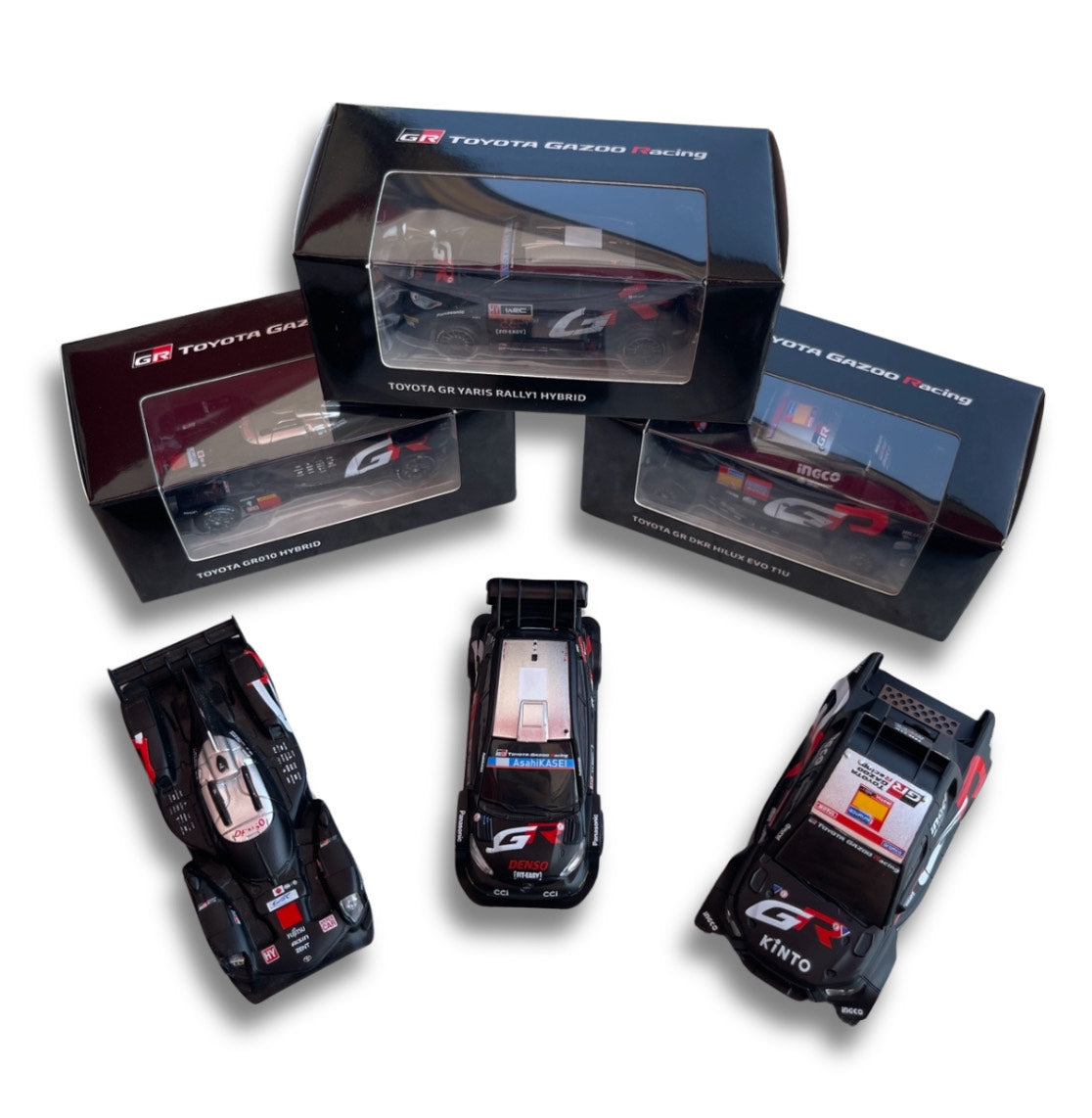 Toyota GR Pull Back Car Set- Set of 3 2024 Cars- 1/64 Scale- by Toyota