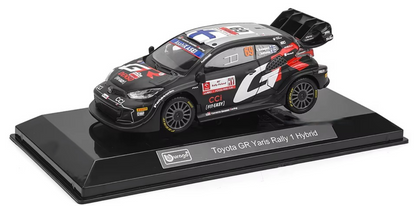 Toyota Yaris- Kalle Rovanperä-Winner- Rally Poland 2024- 1/43 Scale- by Bburago