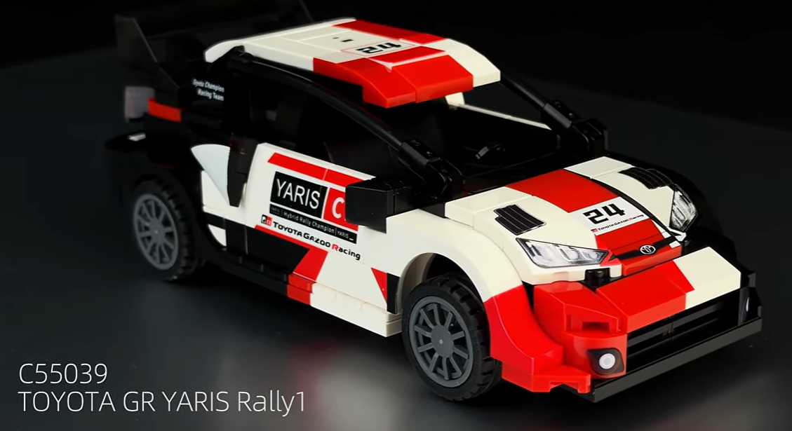 Toyota GR Yaris Rally1 Brick Model 1/24 Scale