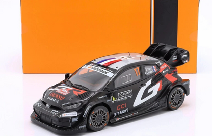 Toyota Yaris-Sébastien Ogier- Winner- Monte Carlo 2025- 1/18 Scale- by IXO