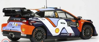 Hyundai-Ott Tänak- Monte Carlo 2025- 1/18 Scale- by IXO-RMC230B
