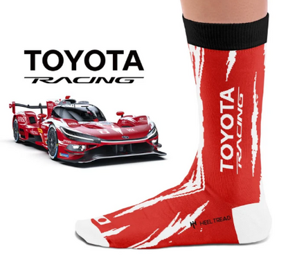 Toyota Racing Socks- by Heeltread- One Size