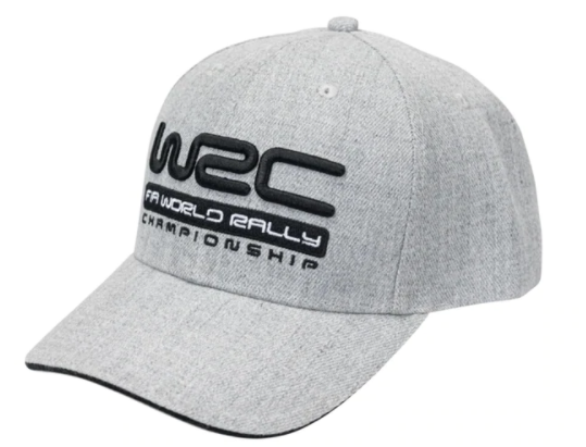 WRC Grey Sandwich Peak Cap